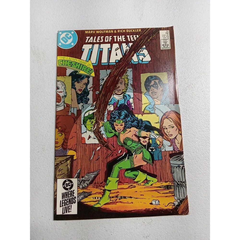 DC Tales of the Teen Titans The Lady's Name Is Cheshire! # 52 April 1985